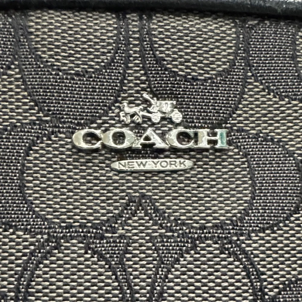 Coach Dark Gray Signature Shoulder Bag